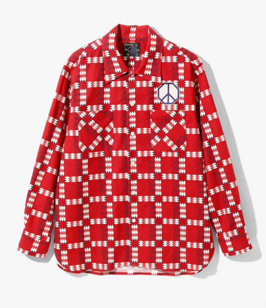 Printed Flannel Shirt
