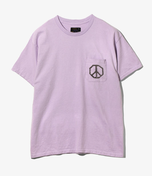 花太陽雨 x F.KITAMURA　Pocket Tee - Orchid