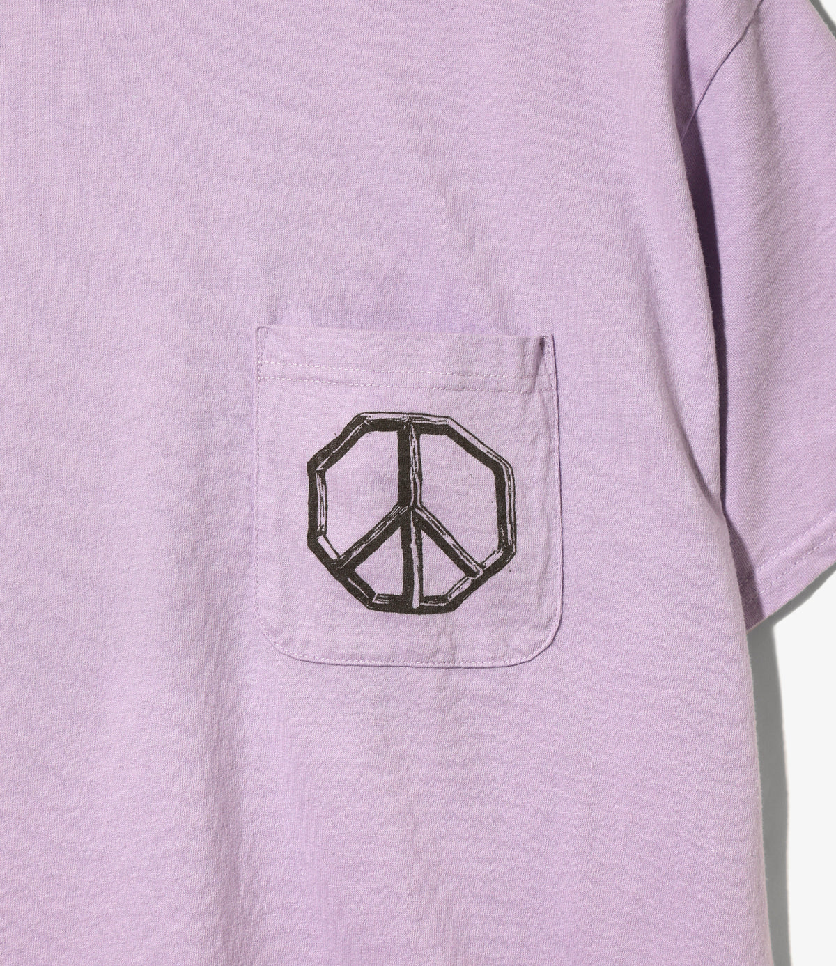 花太陽雨 x F.KITAMURA　Pocket Tee - Orchid