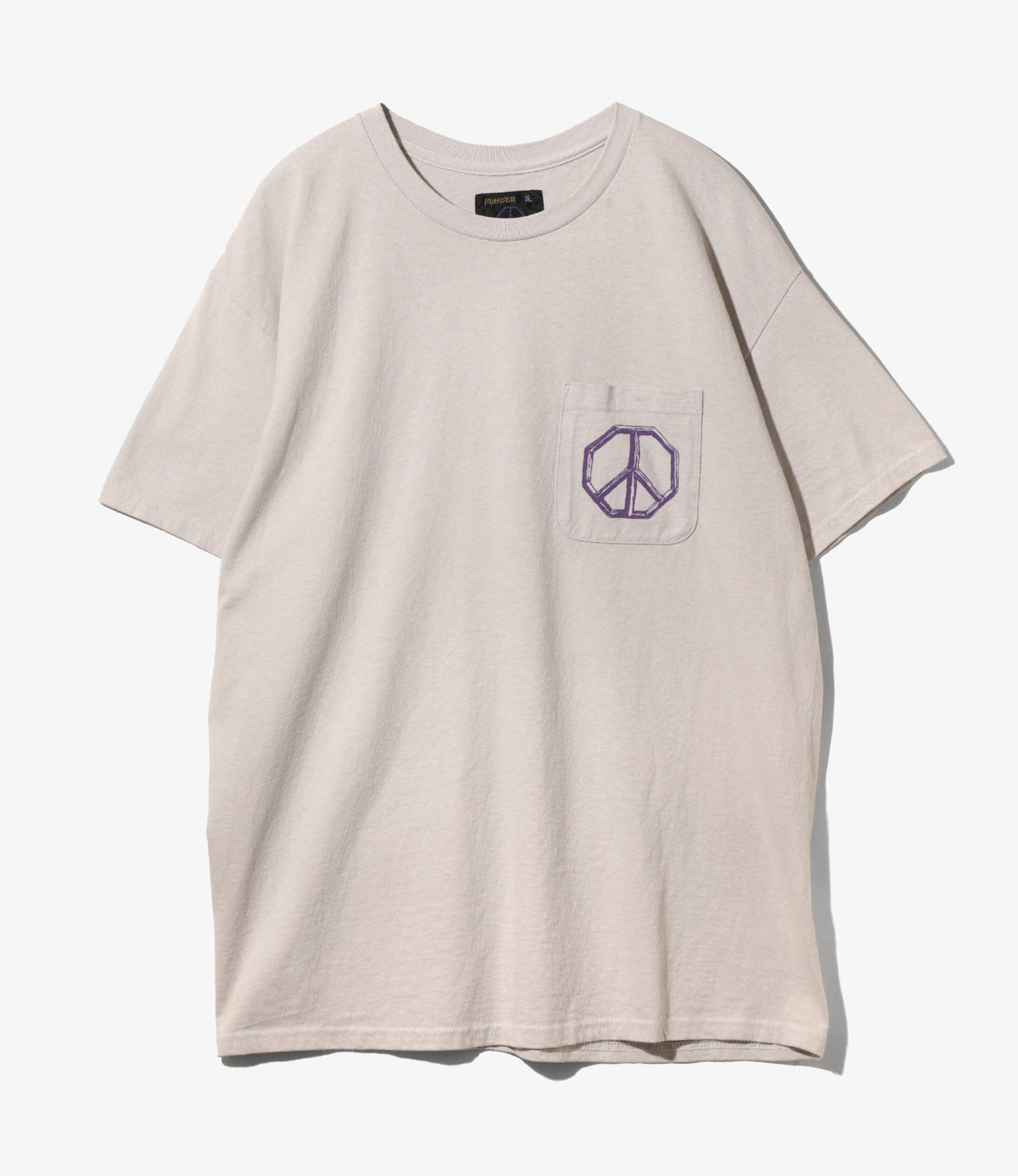 花太陽雨 x F.KITAMURA　Pocket Tee - Ice Grey