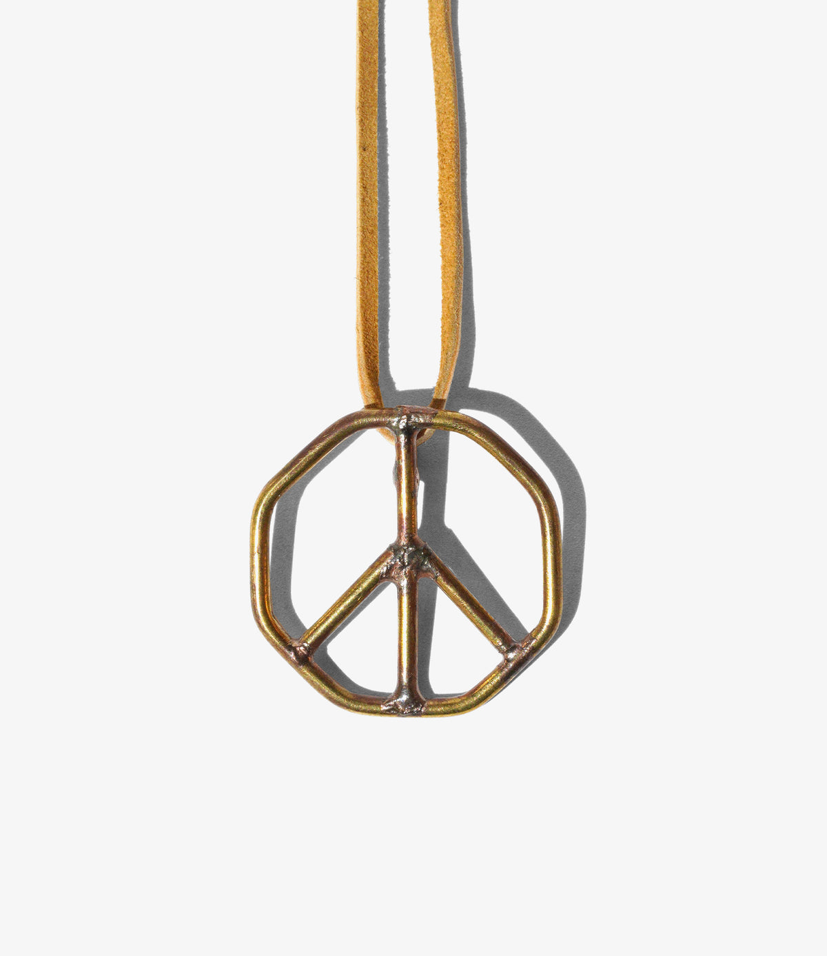 花太陽雨 x Metal Deer Design　Peace Mark Pendant Top - Polished