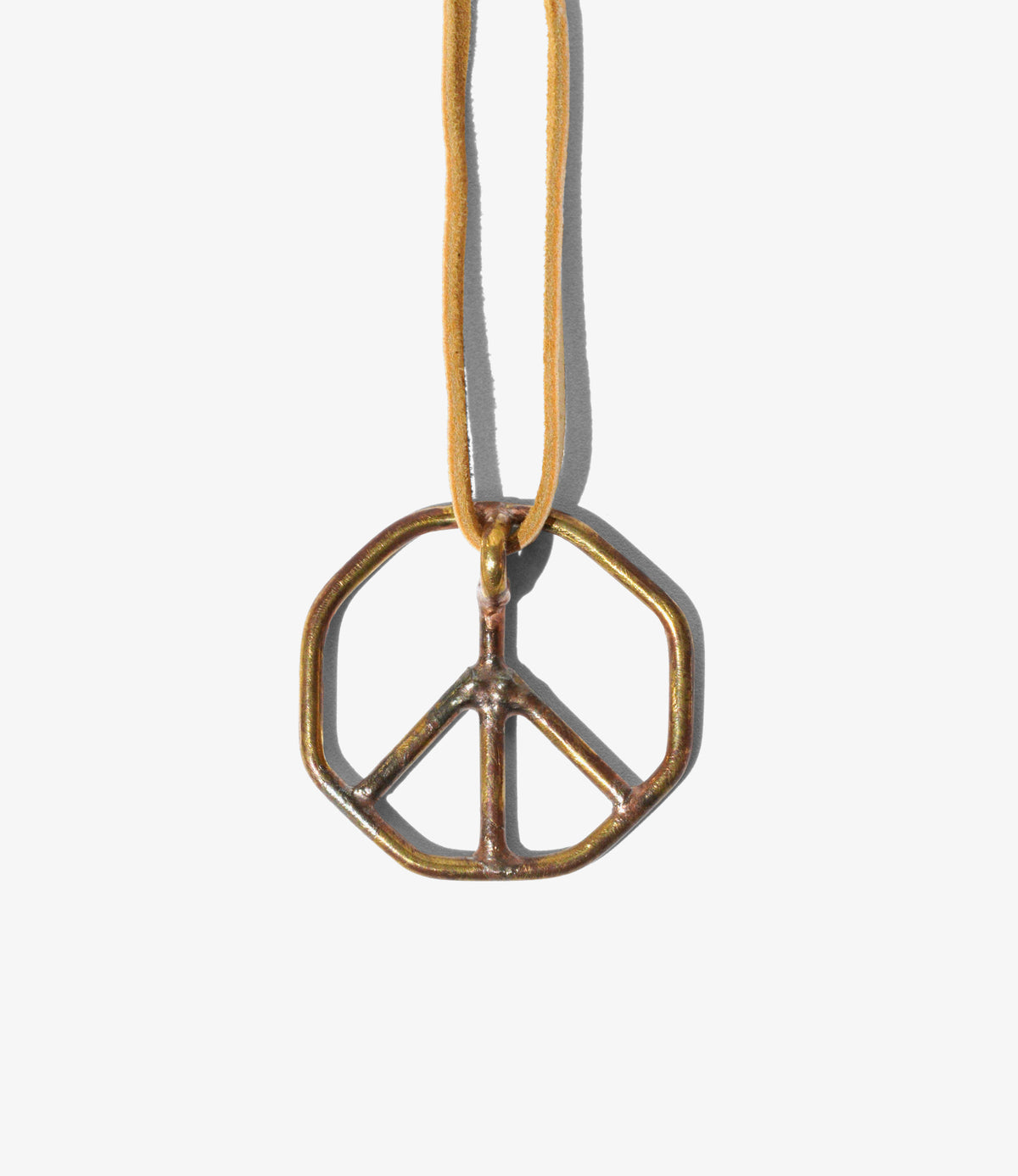 花太陽雨 x Metal Deer Design　Peace Mark Pendant Top - Polished