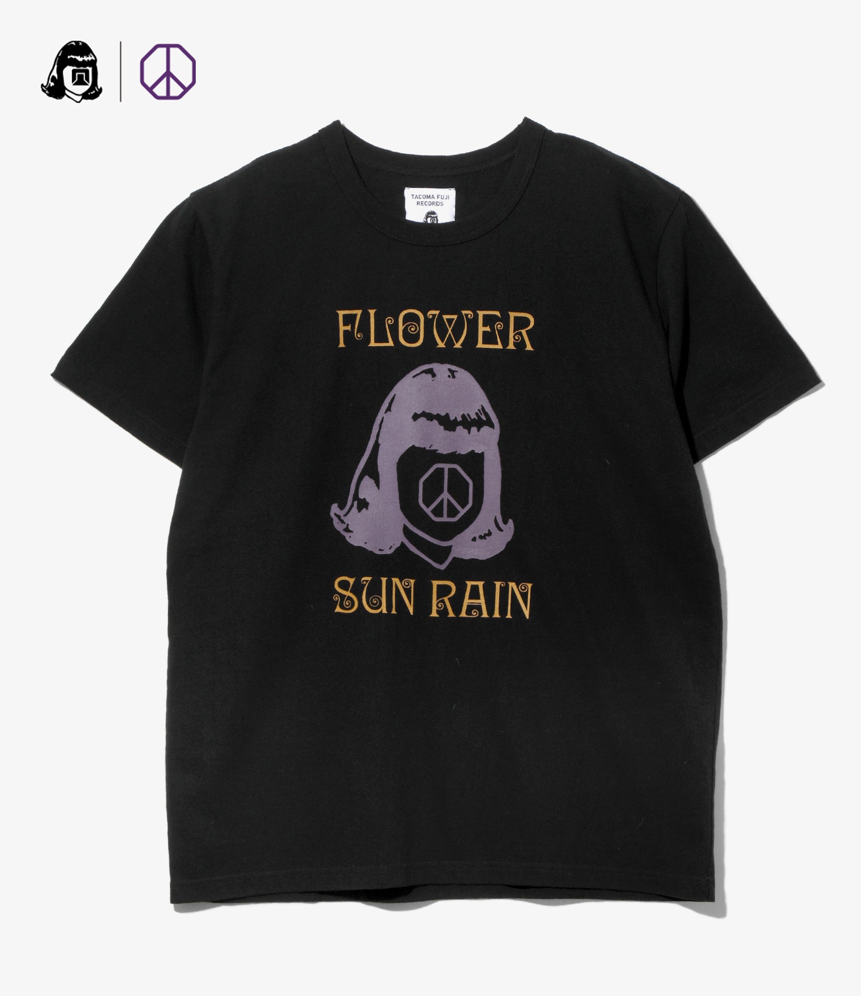 タコマフジレコード花太陽雨　tシャツ L TACOMA x 花太陽雨 Tee – 花、太陽、雨 ONLINE STORE